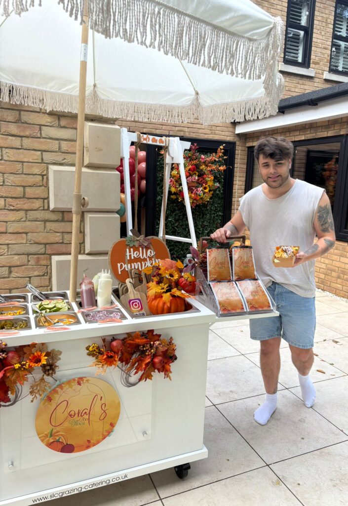 Charcuterie cart for Geordie Shore